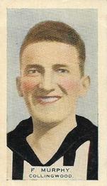 1933 Godfrey Phillips Victorian Footballers (A Series of 50) #7 Frank Murphy Front